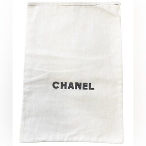 RARE Vintage CHANEL WHITE Dust Bag Cover
9.5”x 13.5”